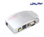 مبدل VGA به AV وی نت مدل V-COVGA2AV همراه با کابل برق