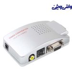 مبدل VGA به AV وی نت مدل V-COVGA2AV همراه با کابل برق